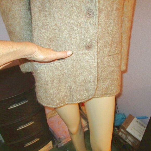 Vtg Helene Sidel Wool Blazer Size 12 Jacket Pockets Union Label Old Money 70s - Picture 3 of 12